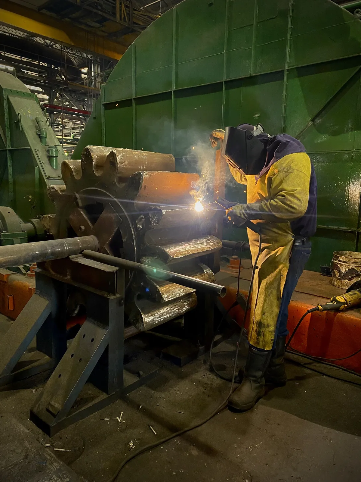 Mantenimiento de componentes industriales